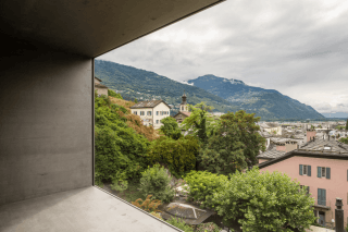 L'ancienne chancellerie offre une vue imprenable sur les toits de Sion